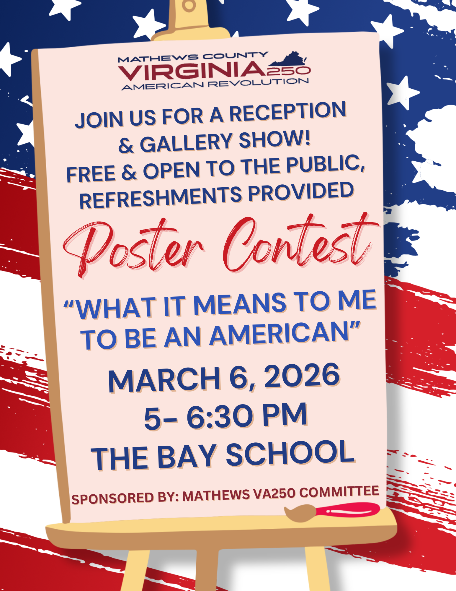 VA250 Poster Contest Reception